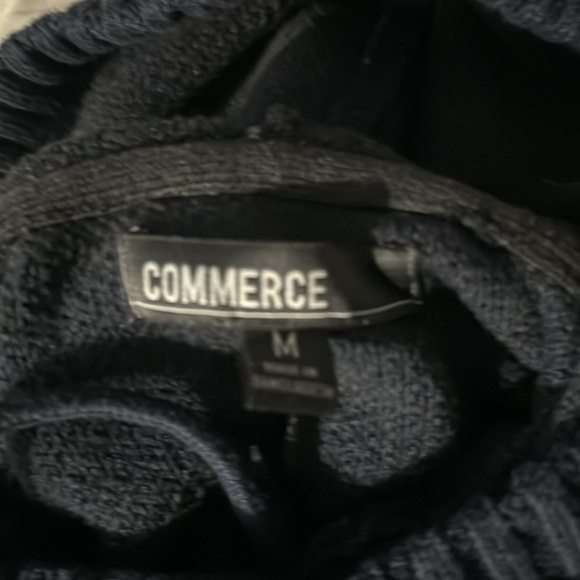 COMMERCE
Rupert Hooded Colorblock Pullover Sweater
M | Navy - Picture 3 of 4